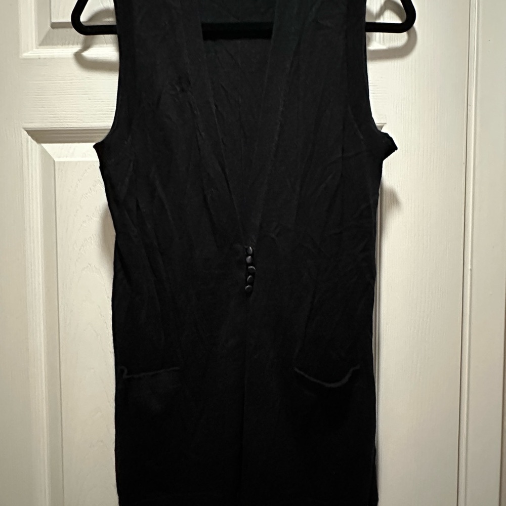 Neiman Marcus Black Cashmere Collection Sweater